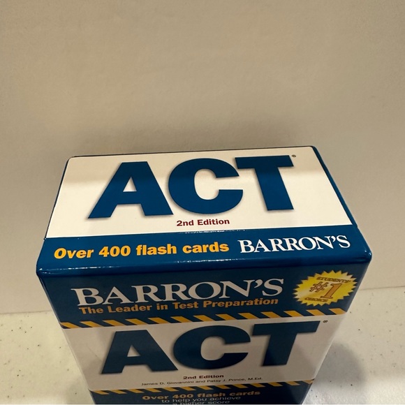 Baron’s ACT Flash Cards, 2nd edition, 400 cards included. Like new condition - Picture 3 of 7